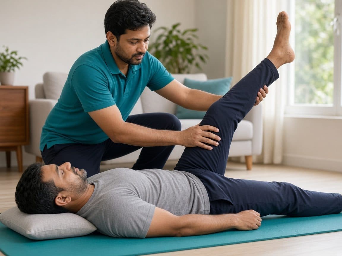 Sciatica — physiotherapy session