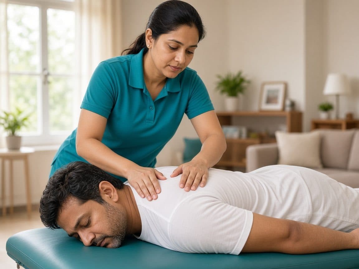 Manual therapy — physiotherapy session